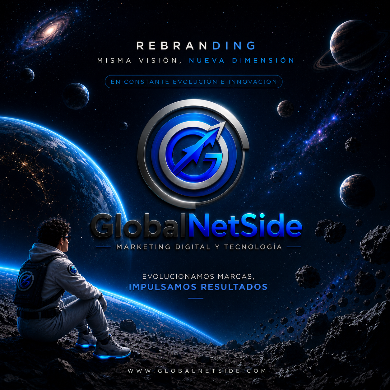 lanzamiento del nuevo logo de globalnetside